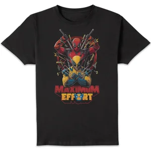 Deadpool & Wolverine Maximum Effort Unisex T-Shirt - Black