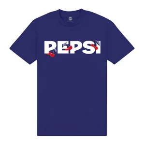 Pepsi Co. Cherry Men's T-Shirt - Blue