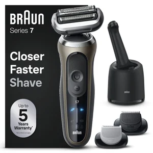 Braun Series 7 72-C7650cc Electric Shaver, Gold