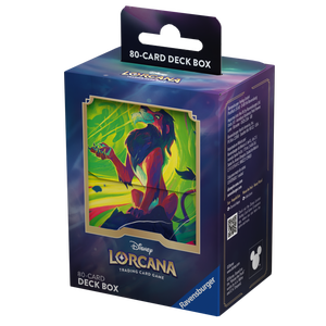 Disney Lorcana Trading Card Game Azurite Sea Scar Deck Box