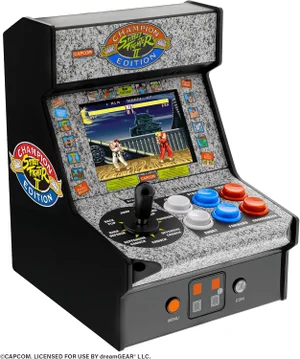 MICRO PLAYER 7.5" STREET FIGHTER II CHAMPION EDITION COLLECTIBLE RETRO