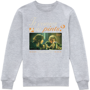 Lord Of The Rings It Comes In Pints Sweatshirt - Grey