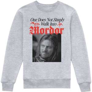 Lord Of The Rings Walk Into Mordor Sweatshirt - Grey