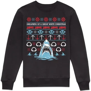 Santa Jaws Sweatshirt - Black