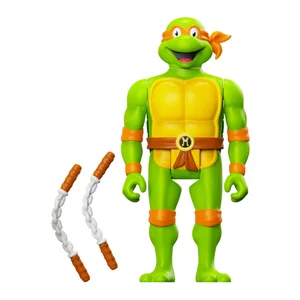 Super7 Teenage Mutant Ninja Turtles W7 - Michelangelo Toon ReAction Figure