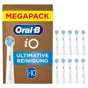 Oral-B iO Ultimative Reinigung, Original Aufsteckbürsten, Weiß, 10 Stück