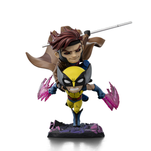 Iron Studios Gambit and Wolverine X-Men '97 Special Size MiniCo Figure