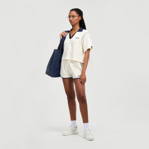 Das bauchfreie Valeti Shirt für Damen Cremeweiss