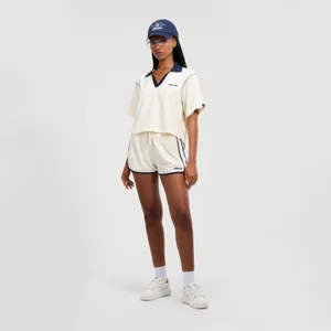 Flor Shorts für Damen Cremeweiss