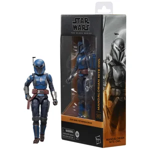 Hasbro Star Wars The Black Series Mandalorian Nite Owl Collectible Action Figure (6")