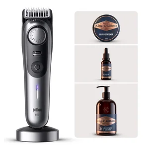 Braun Bundle: Beard Trimmer 9 BT9560 & King C. Gillette Beard Care