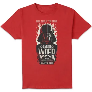 Star Wars Vader Flames Unisex T-Shirt - Red