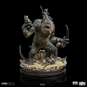 Iron Studios Star Wars: The Book of Boba Fett Boba Fett and Rancor 1/20 Demi Art Scale Statue