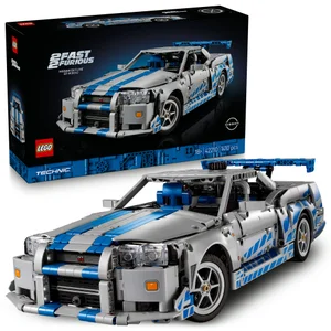 LEGO® Technic 2 Fast 2 Furious Nissan Skyline GT-R (R34) Car Model Kit 42110