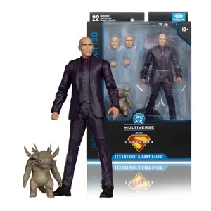 McFarlane Toys DC Comics Superman Movie Lex Luther with Baby Kaiju Deluxe Action Figure 7"