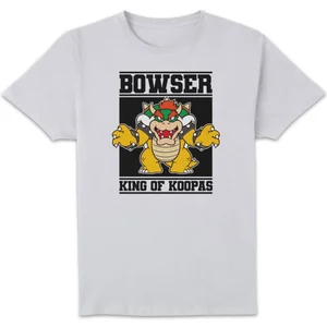 Nintendo Super Mario Bowser King Of Koopas Unisex T-Shirt - White