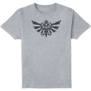 The Legend of Zelda Hyrule Tribal Unisex T-Shirt - Grey