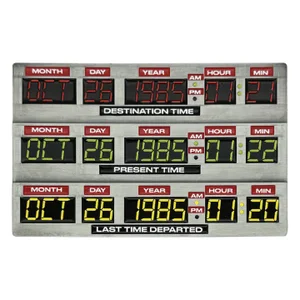 Back to the Future 40th Anniversary Time Circuits Ingot