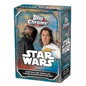 2025 Topps Chrome Star Wars Value Box CDU (8 Packs)