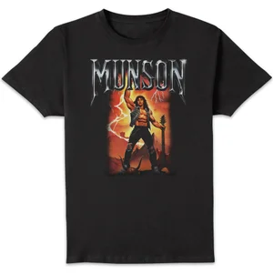 Stranger Things Munson Unisex T-Shirt - Black