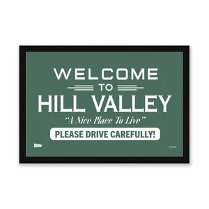 Back To The Future Welcome To Hill Valley Entrance Mat