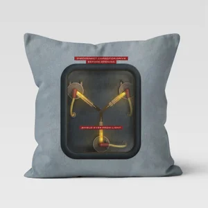 Back To The Future Flux Capacitor Square Cushion