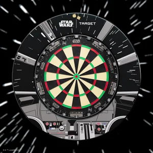 Millennium Falcon Dartboard and Surround Bundle