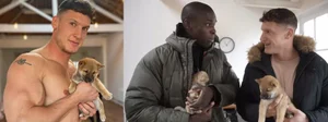 Bodybuildeři zkouší Puppy Jógu