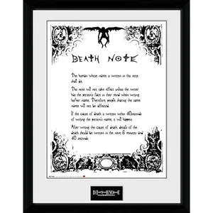 Death Note - 16 x 12 Inches Framed Photographic