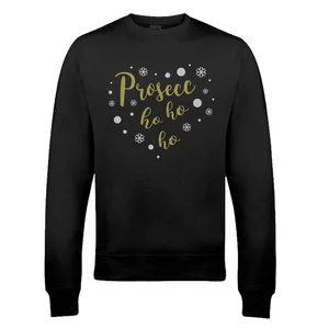 Prosecc Ho Ho Ho Xmas Sweatshirt - Metallic Print