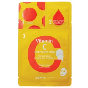 Masque visage 3-en-1 à la vitamine C