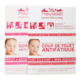 HAYASEI Masque Tissu Visage Anti-Imperfection / Anti-Fatigue
