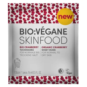 BIO:VÉGANE SKINFOOD BIO CRANBERRY Tuchmaske