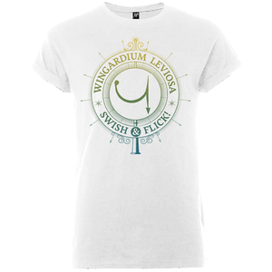 Harry Potter Wingardium Leviosa Swish And Flick Männer T-Shirt - Weiß