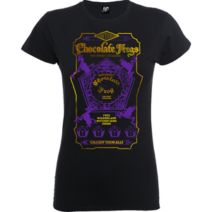 Harry Potter Honeydukes Chocolate Frogs Frauen T-Shirt - Schwarz