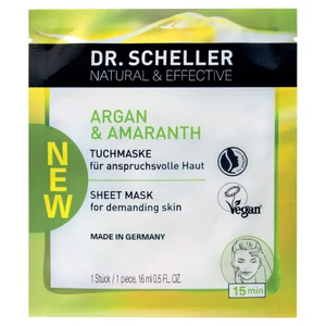 DR. SCHELLER Natural & Effective Argan & Amaranth Tuchmaske