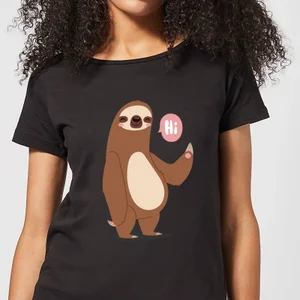 Sloth Hi Women's T-Shirt - Black