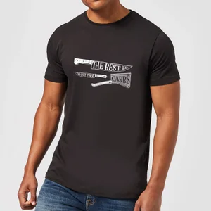 The Best Way To Cut Them Carbs T-shirt - Zwart