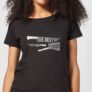 The Best Way To Cut Them Carbs Women's T-Shirt - Black