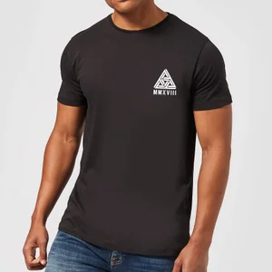 Abstract Triangle T-Shirt - Schwarz
