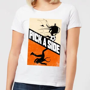 Batman Football Pick A Side Damen T-Shirt - Weiß