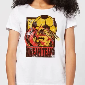 DC Comics Batman Dream Team Punch Dames T-shirt - Wit