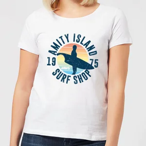 Jaws Amity Surf Shop Women's T-Shirt - White
