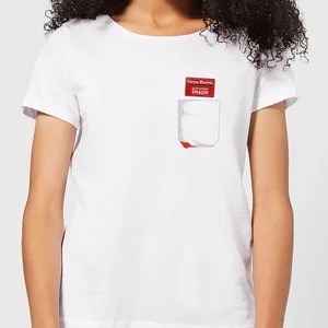 Shaun of the Dead Foree Electric Pocket Dames T-shirt - Wit