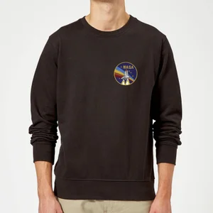 NASA Vintage Rainbow Shuttle Trui - Zwart