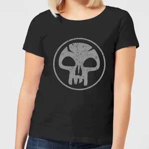 Magic The Gathering Mana Schwarz Damen T-Shirt - Schwarz