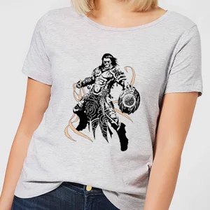 Magic The Gathering Gideon Character Art Damen T-Shirt - Grau