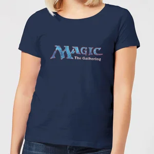 Magic The Gathering 93 Vintage Logo Damen T-Shirt - Blau