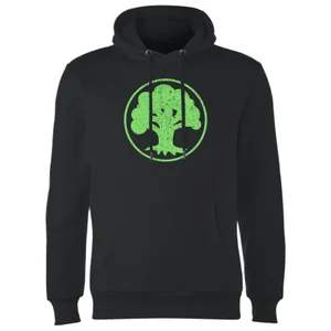 Magic The Gathering Mana Green Hoodie - Black