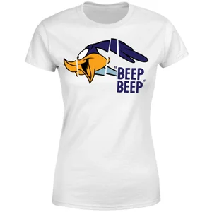 Looney Tunes Road Runner Beep Beep Damen T-Shirt - Weiß